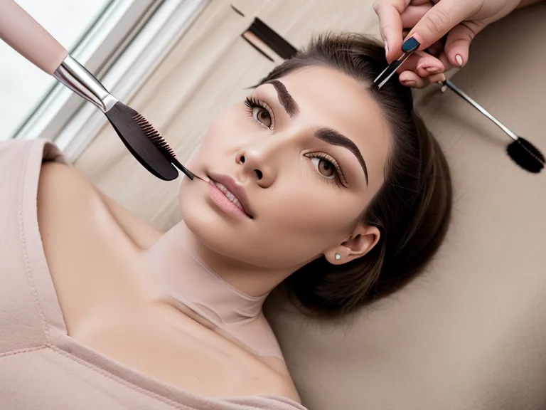 Gama de pigmentos para cejas en diferentes tonos marrones para micropigmentación