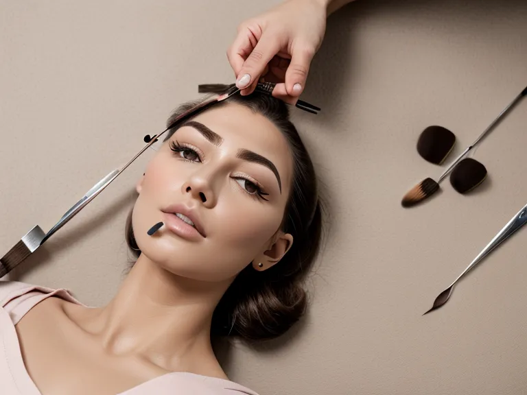 Organizador de cabina con materiales de limpieza y micro-cepillos para estética