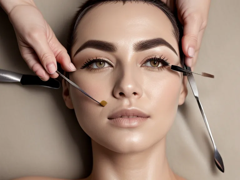 Espacio de estudio de una profesional de estética con curso online de cejas