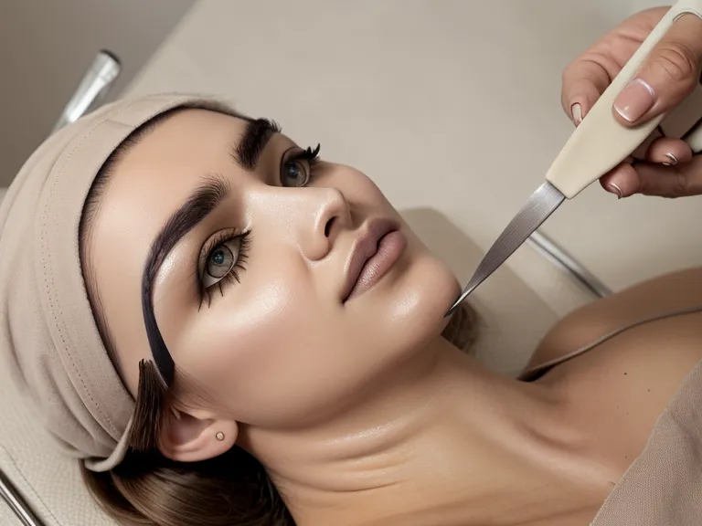 Agujas de microblading esterilizadas y pigmentos en estante de salón