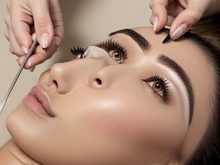 Mano de especialista sujetando el dermógrafo durante formación en micropigmentación de cejas efecto polvo