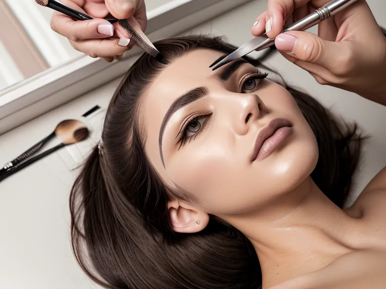 Látex de práctica mostrando la progresión del trazo en una formación de microblading 2.0