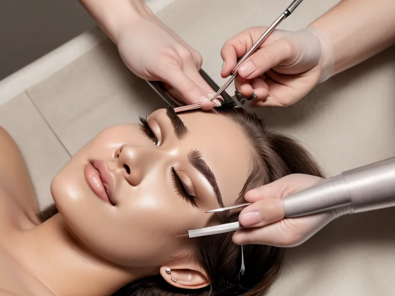 Kit de laminado de cejas junto a material de una cabina de estética, clave para quien quiere emprender en formación de cejas
