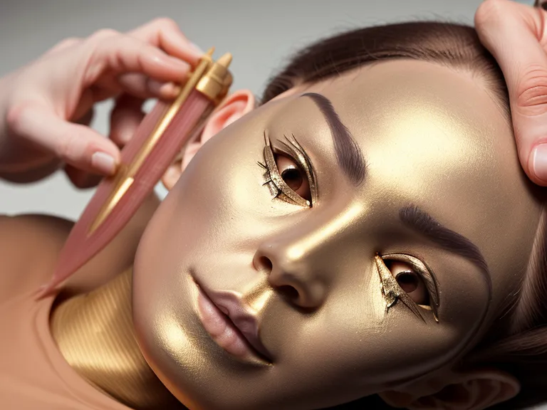 Uso del calibre de proporción áurea para diseñar cejas simétricas